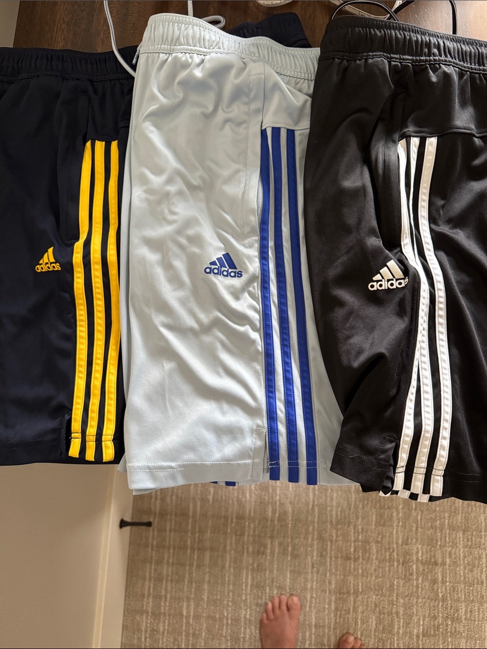 Adidas bundle of 3 pairs shorts. EUC